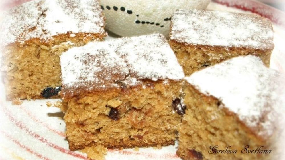 Как приготовить имбирную коврижку с изюмом и вяленой клюквой