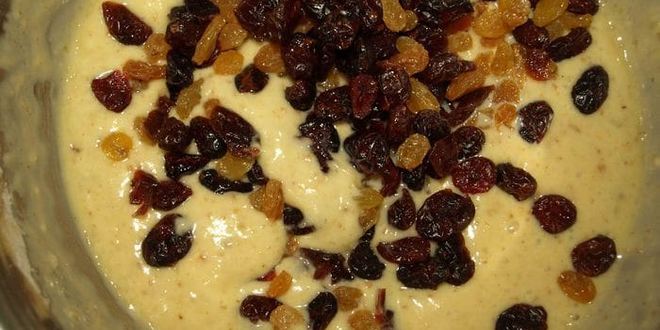 Рецепт имбирной коврижки с изюмом и вяленой клюквой