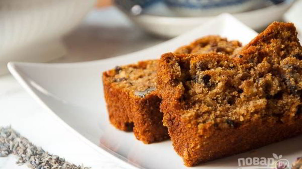Как приготовить коврижку медовую с изюмом