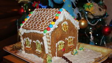 Рецепт Рождественского пряничного ароматного домика
