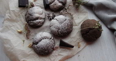 Рецепт Шоколадна-ореховых пряники