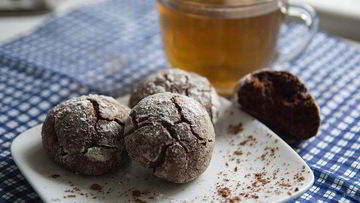 Рецепт Шоколадных пряников с трещинками