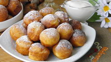 Рецепт Пышек на кефире, жаренные на сковороде