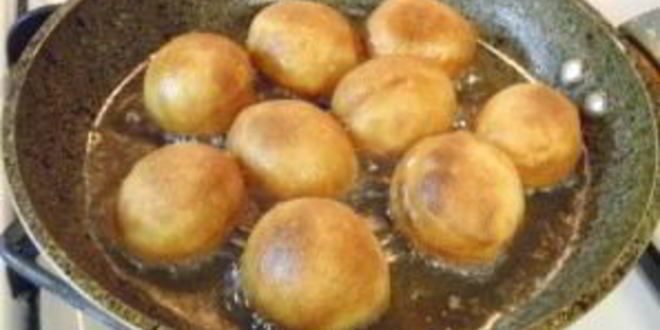 Рецепт пышек на кефире, жаренные на сковороде