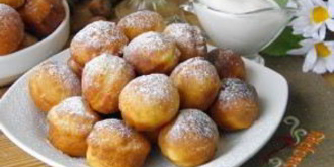 Рецепт пышек на кефире, жаренные на сковороде