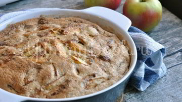 Рецепт Классической шарлотки с яблоками