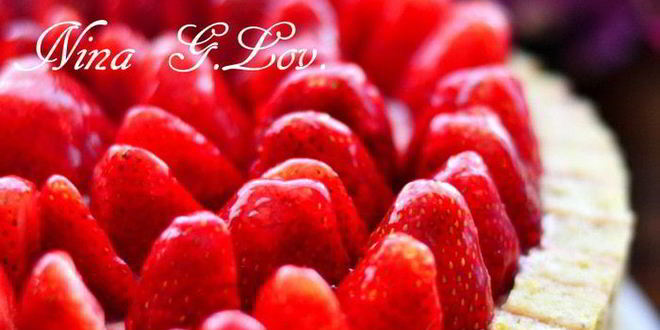 Рецепт клубнично-фисташковой шарлотка