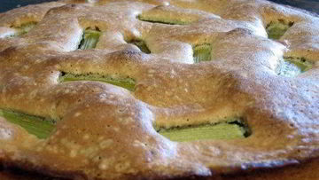 Рецепт Шарлотки с ревенем