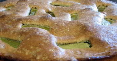 Рецепт Шарлотки с ревенем