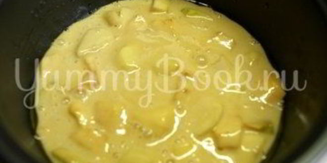 Рецепт яблочной шарлотки в мультиварке