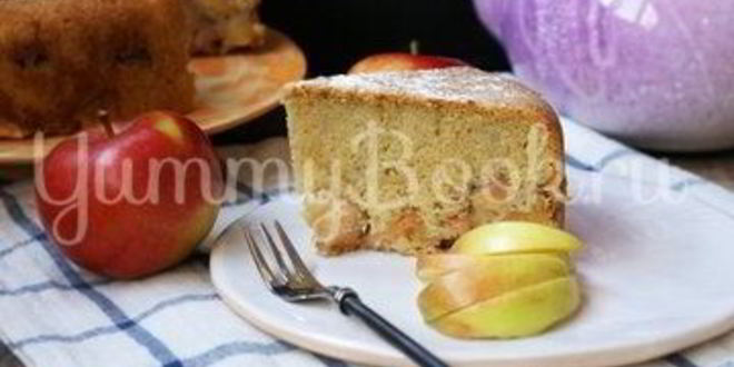 Рецепт яблочной шарлотки в мультиварке