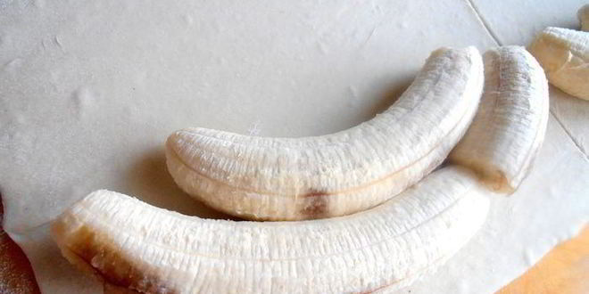 Рецепт бананового штруделя в мармеладной карамели