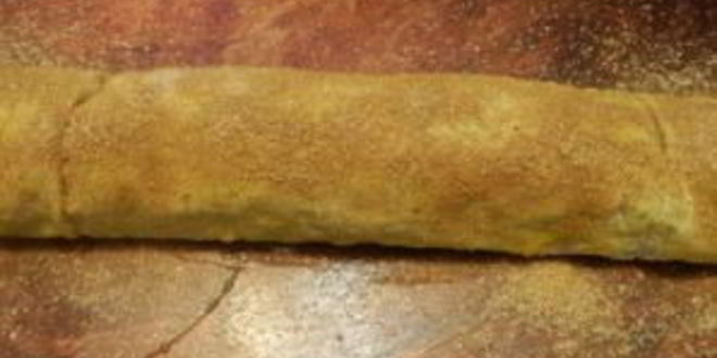 Рецепт богатого штруделя из лаваша