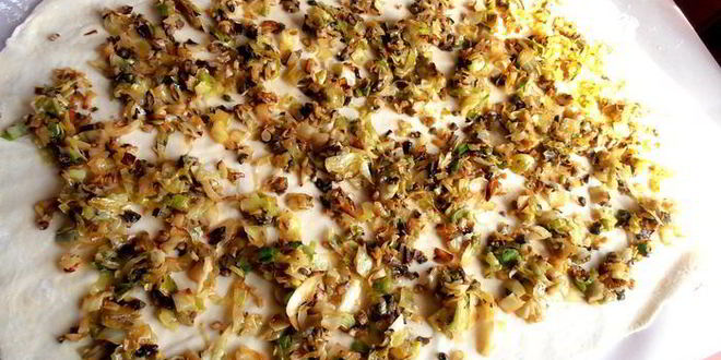 Рецепт хрустящего постного штруделя с ароматной полезной начинкой