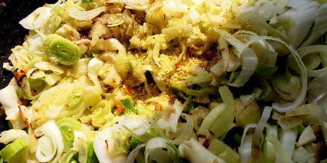 Рецепт хрустящего постного штруделя с ароматной полезной начинкой