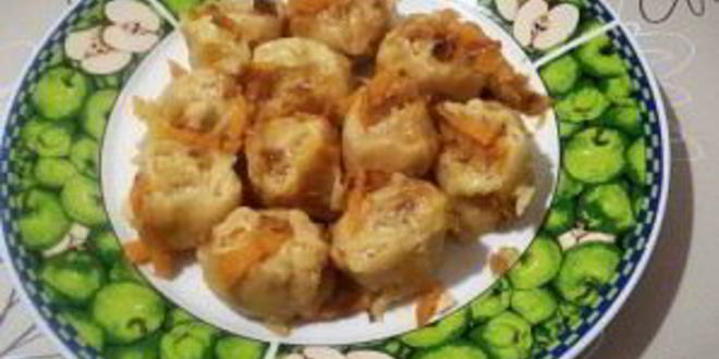 Рецепт мясного штруделя в мультиварке