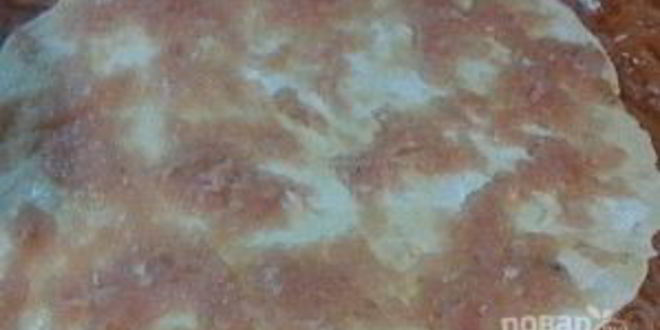 Рецепт мясного штруделя в мультиварке