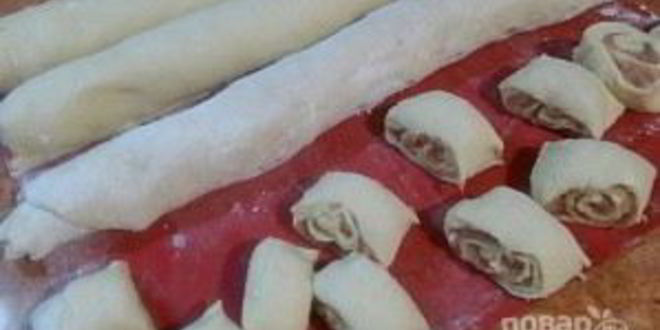 Рецепт мясного штруделя в мультиварке