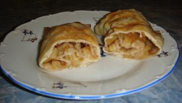 Рецепт Постного яблочного штруделя