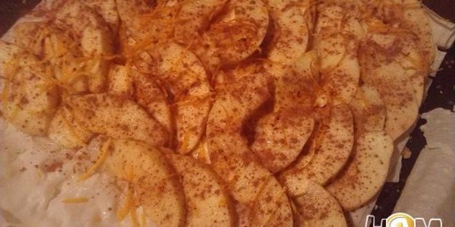 Рецепт штруделя с франжипани и айвой