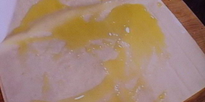 Рецепт штруделя с курино-манговой начинкой