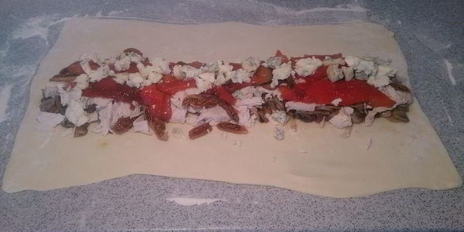 Рецепт штруделя с курицей