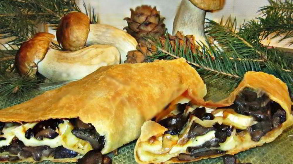 Как приготовить штруделя с лесными грибами и сыром бри