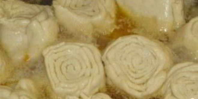 Рецепт штруделя с мясом и картошкой