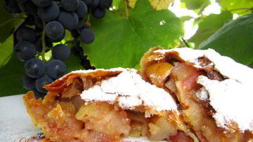 Рецепт Штруделя с яблочно-грушевой начинкой