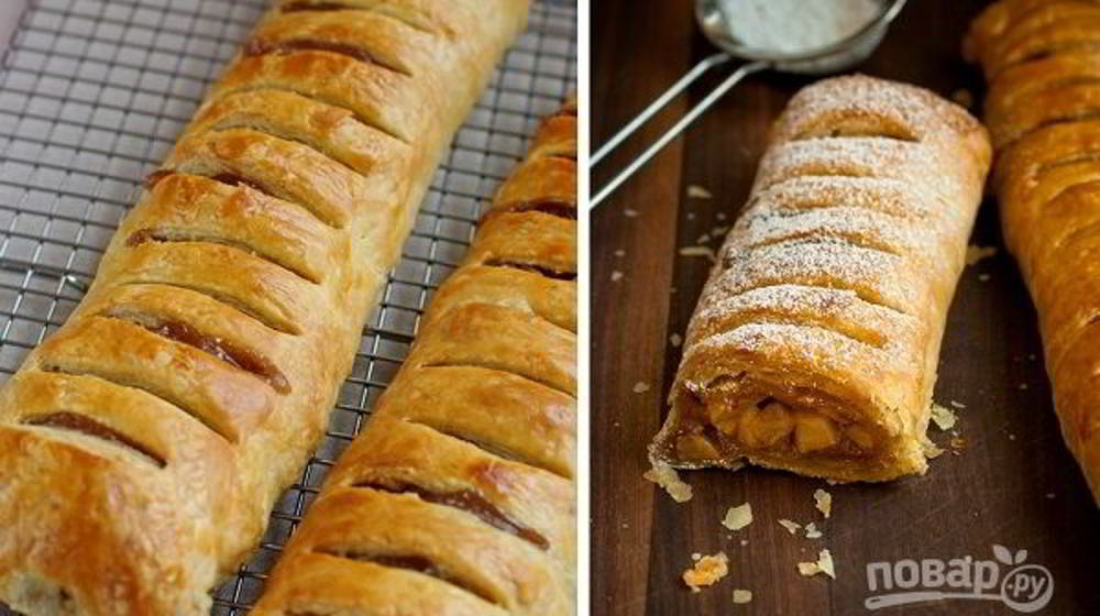 Как приготовить штруделя с яблоками и корицей