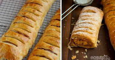 Рецепт Штруделя с яблоками и корицей