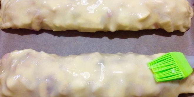 Рецепт штруделя с яблоками и вишней