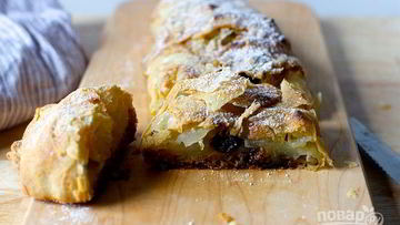 Рецепт Штруделя с яблоком