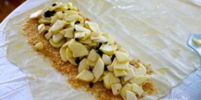 Рецепт штруделя с яблоком