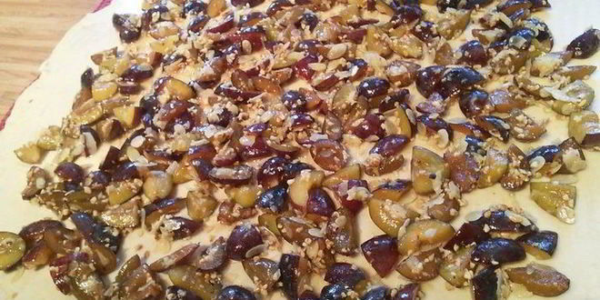 Рецепт сливова-имбирного штрудель