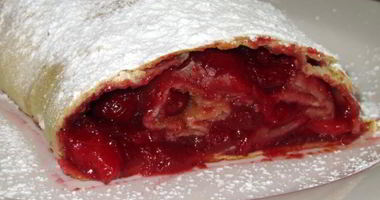 Рецепт Вишневого штруделя с вишней