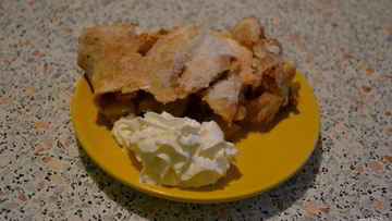 Рецепт Яблочного штруделя из бездрожжевого теста