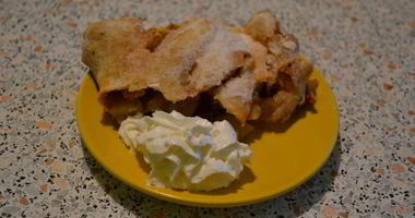 Рецепт Яблочного штруделя из бездрожжевого теста