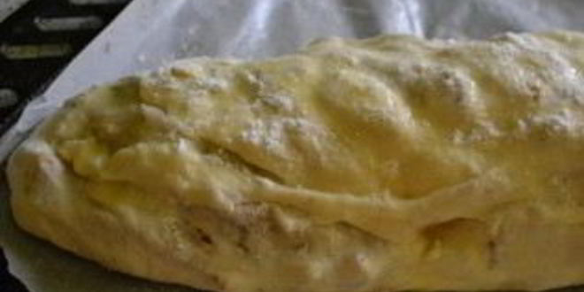 Рецепт яблочного штруделя из бездрожжевого теста