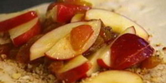 Рецепт яблочного штруделя с изюмом