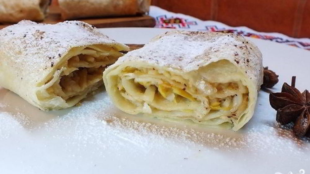 Как приготовить яблочного штруделя