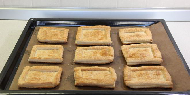 Рецепт слоек коробочки с начинкой