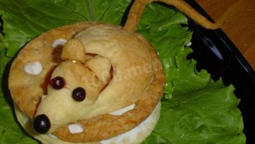 Рецепт Слоек Мышка на сыре