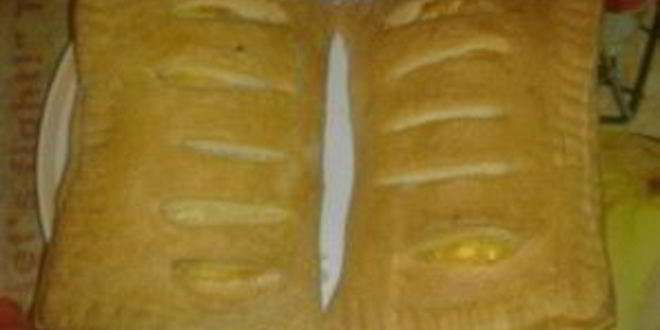 Рецепт слоек с колбасой