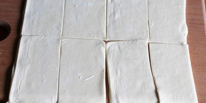 Рецепт слоек с малиной