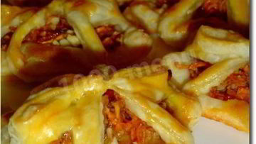 Рецепт Слоек с начинкой из тыквы и орехов