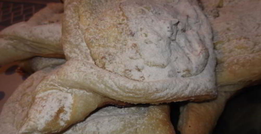 Рецепт слоеные конвертики с творогом