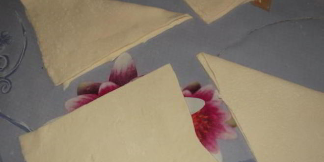 Рецепт слоек с творогом