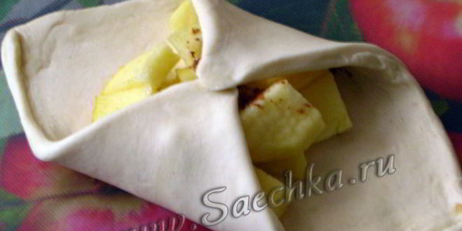 Рецепт слоек с яблоками