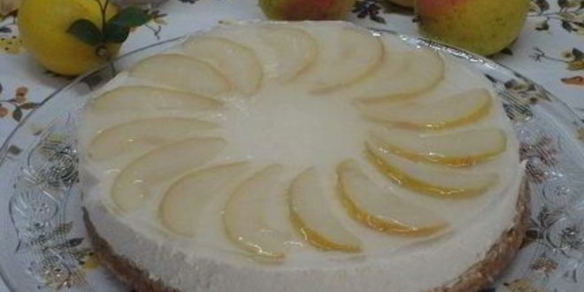 Рецепт лимонно-грушевого творожник